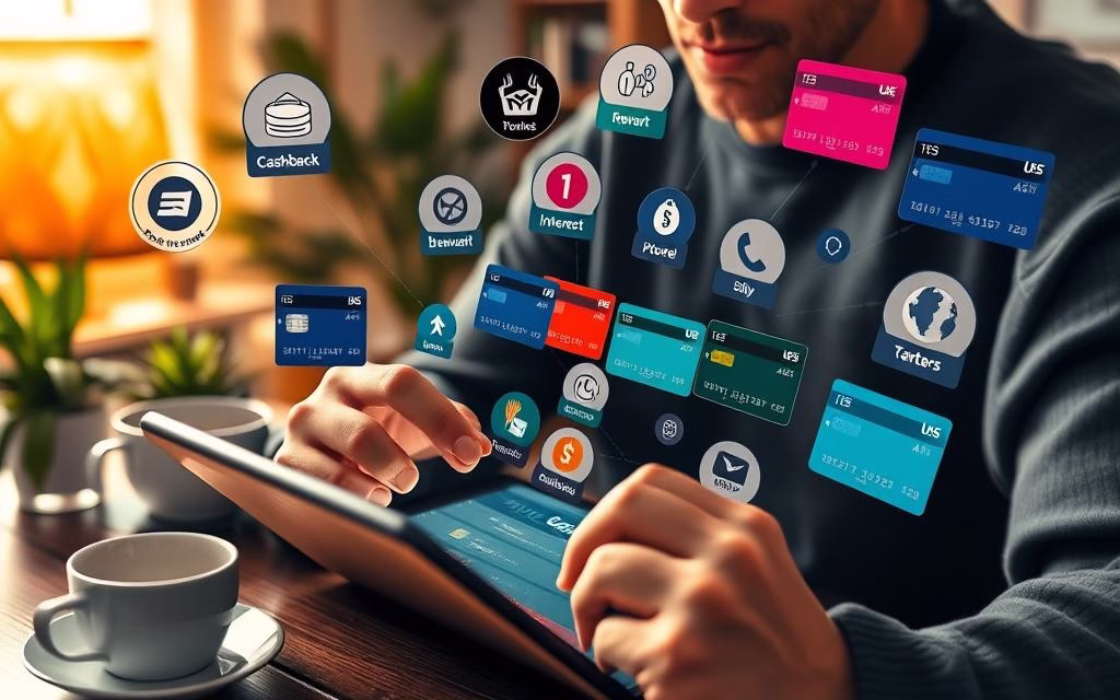 التحقق من ميزات بطاقة الائتمان