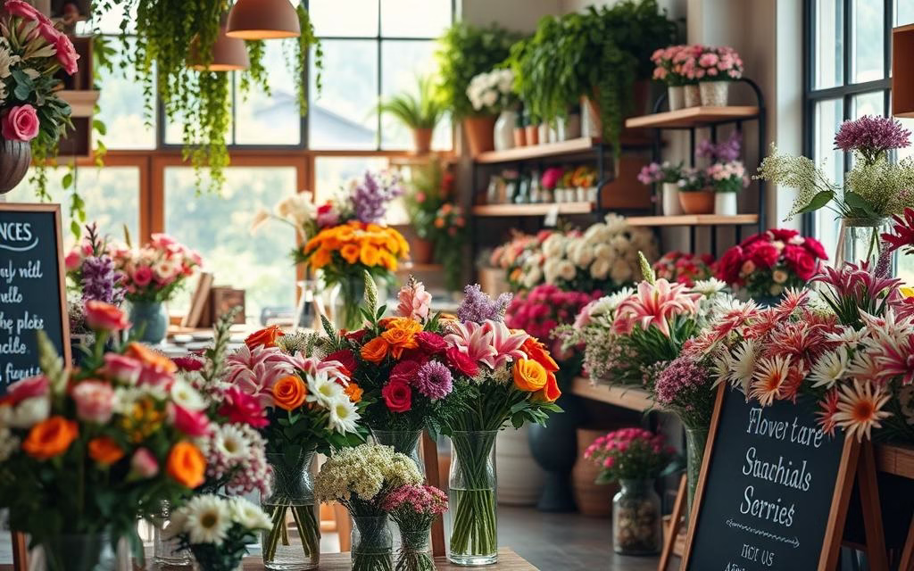 دراسة جدوى مشروع محل ورد