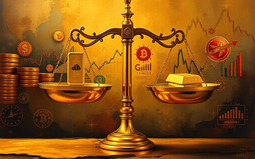 دور الذهب في تنويع الاستثمار