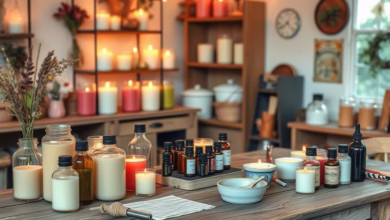 مشروع الشموع المعطرة