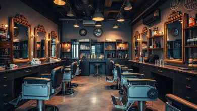 مشروع صالون حلاقة