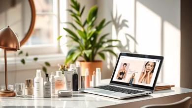 مشروع مستحضرات تجميل اون لاين