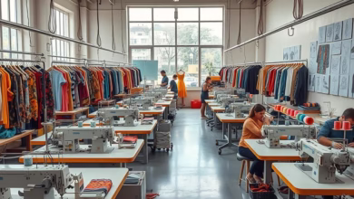 مشروع مصنع ملابس