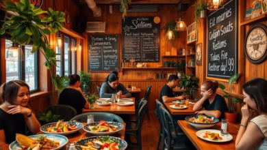 مشروع مطعم صغير