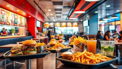 مشروع مطعم وجبات سريعة