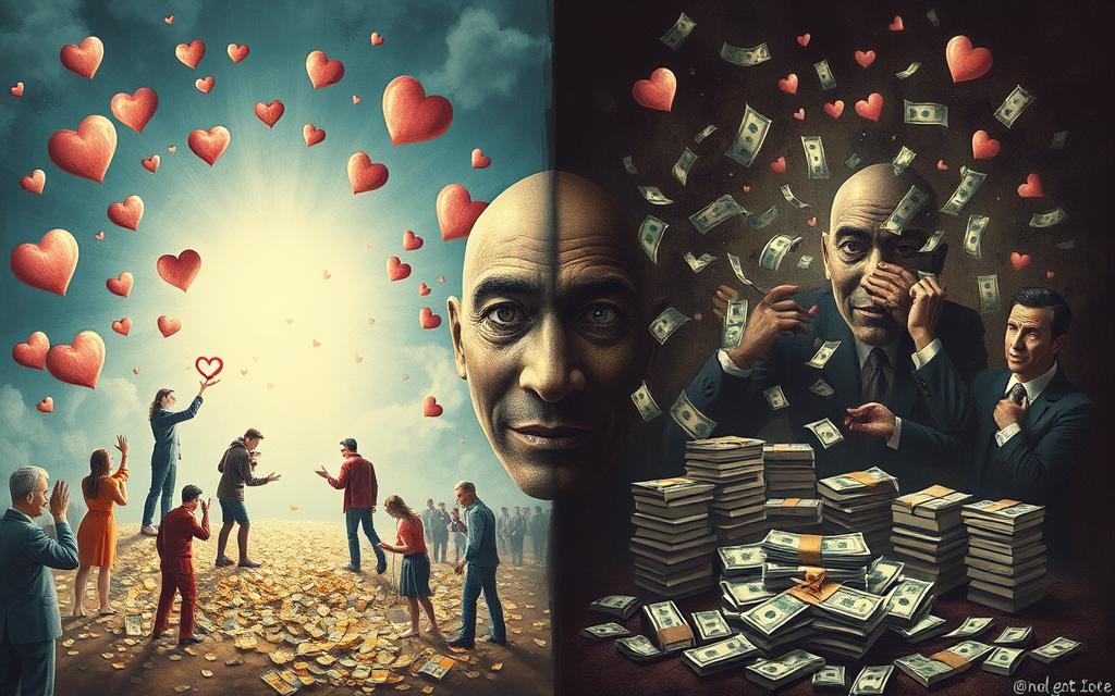 تأثير المال على الأخلاق